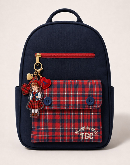 LIMITED EDITION TGC PLAID SCHOOL BAG