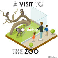 3-d animals in the zoo 149