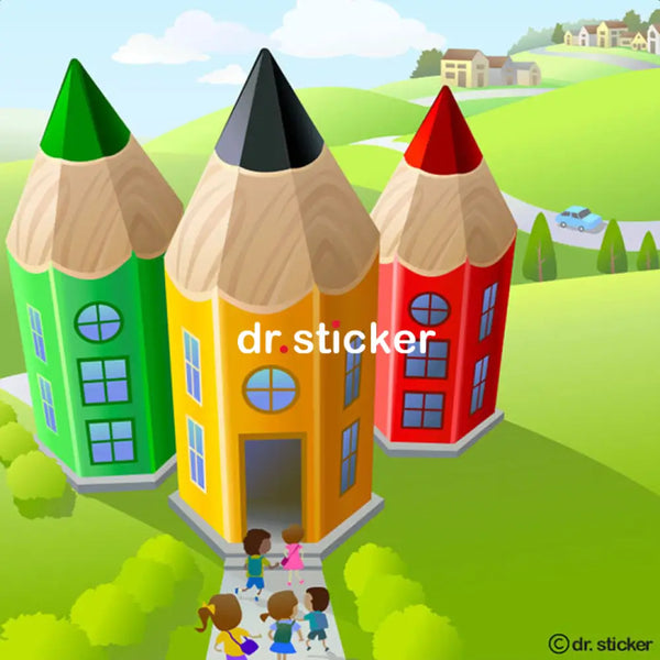 3-d pencil cartoon girl and boy 43