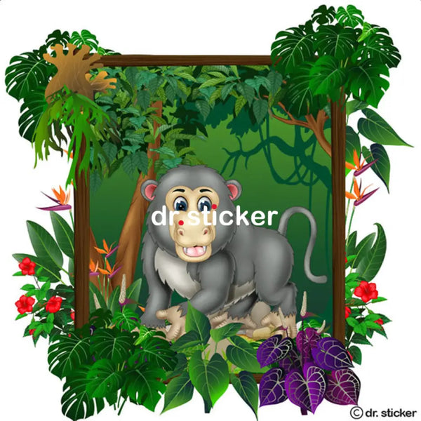 3-d rain forest animals 125