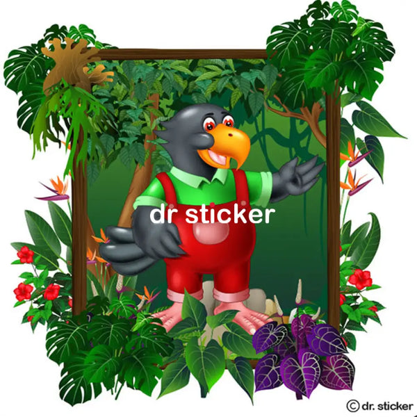 3-d rain forest animals 125