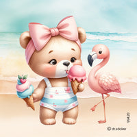 Pastel Beach Bear