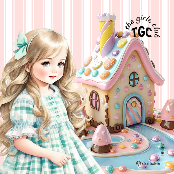 The Girls Club Pastel Candy House #1
