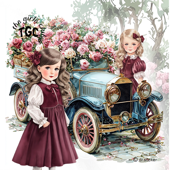 The Girls Club Vintage Car