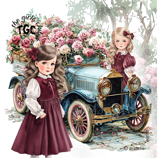 The Girls Club Vintage Car