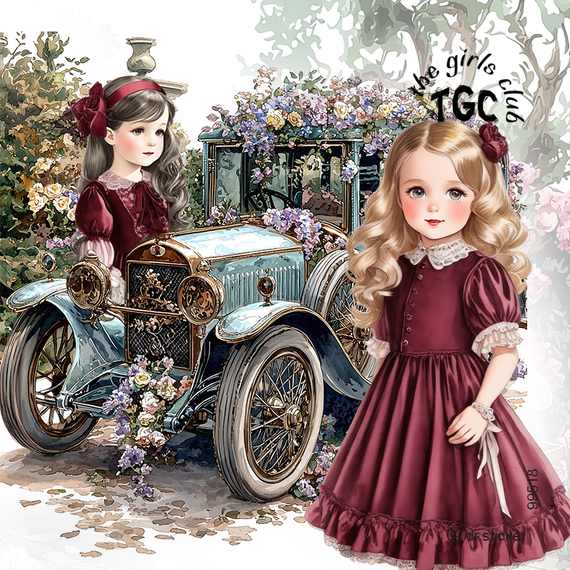The Girls Club Vintage Car