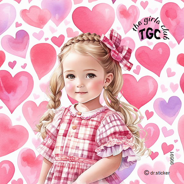 The Girls Club Watercolor Heart