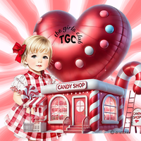 The girls Club Red Heart Candy Treats