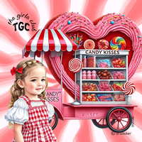 The girls Club Red Heart Candy Treats