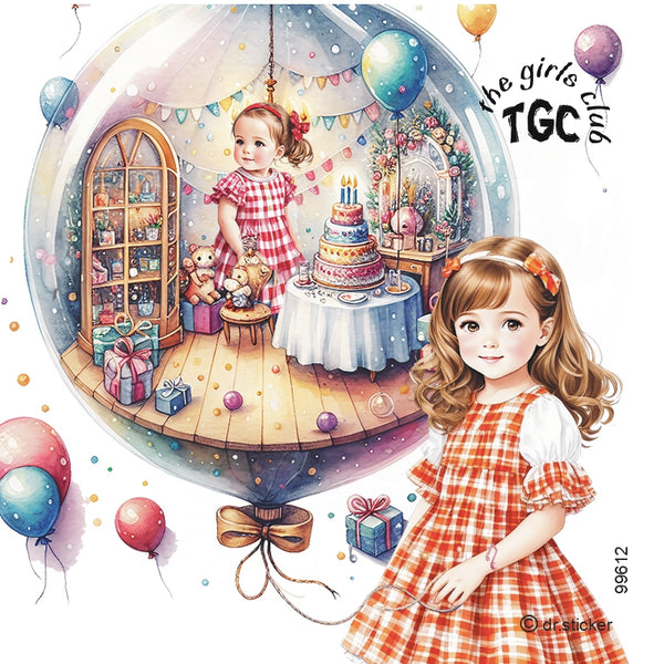 The Girls Club Transparent Balloons