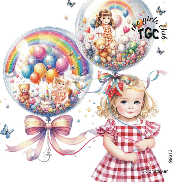 The Girls Club Transparent Balloons