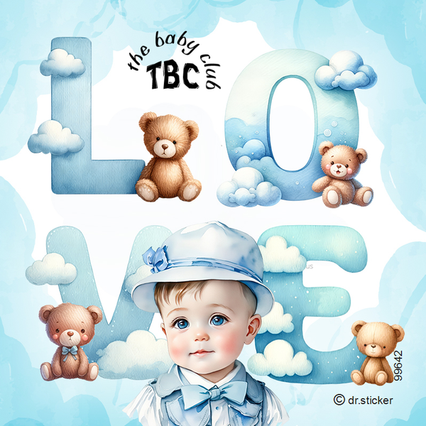 I Love The Baby Club Blue