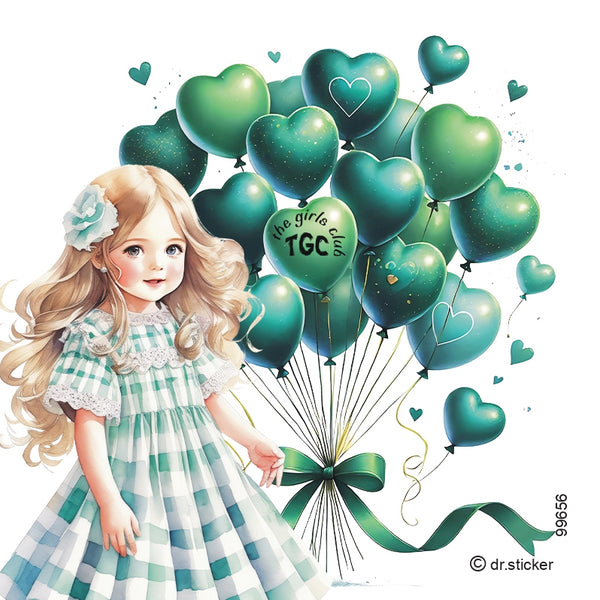 The Girls Club Transparent Balloon Bunches