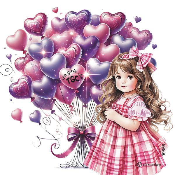 The Girls Club Transparent Balloon Bunches