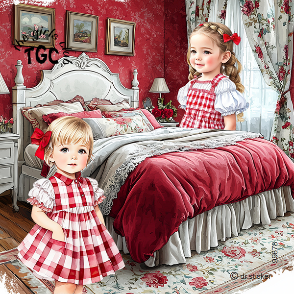The Girls Club Colored Bedrooms
