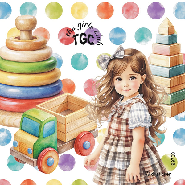 The Girls Club Transparent Wooden Toys