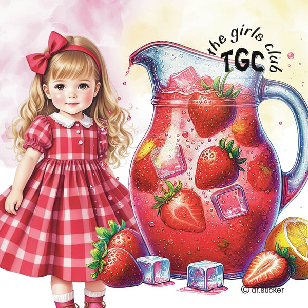 The Girls Club Berry Lemonade Swirls