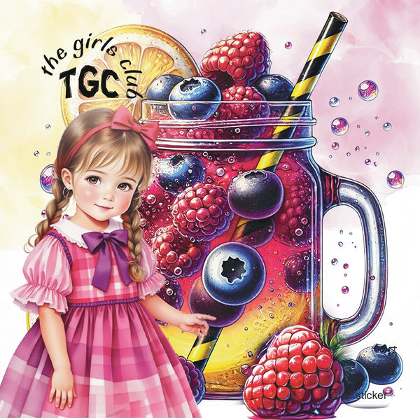 The Girls Club Berry Lemonade Swirls