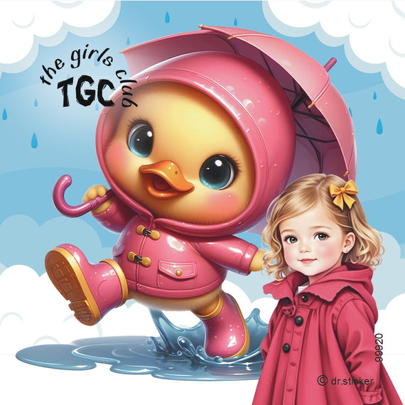 The Girls Club Transparent Rainy Duck Day