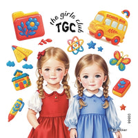 The Girls Club Transparent Floating School Supplies