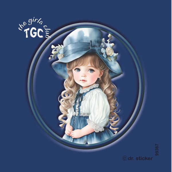 The Girls Club Blue vintage