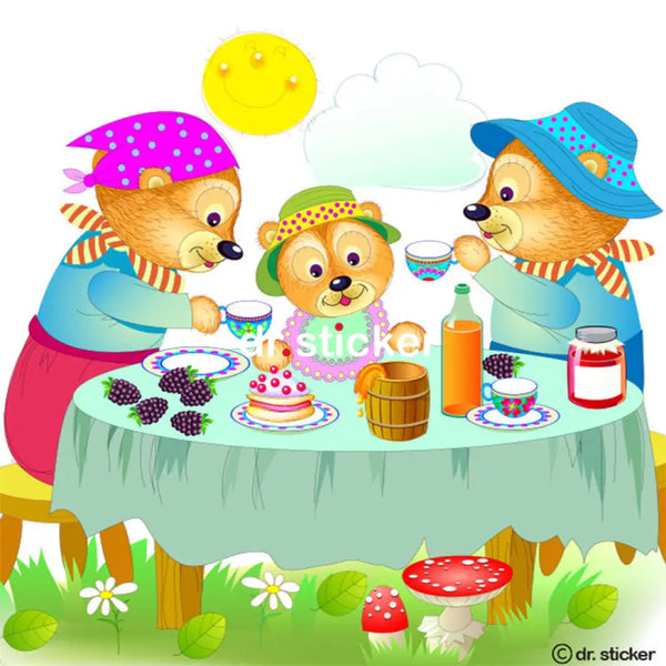 bear having family time 75