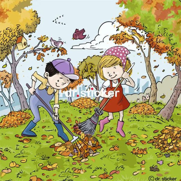 boy and girl playing outdoors- seasons 105