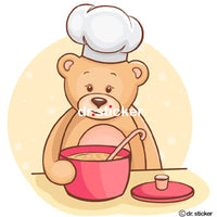 busy bear with hearts 22