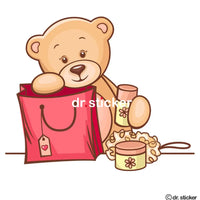 busy bear with hearts 22