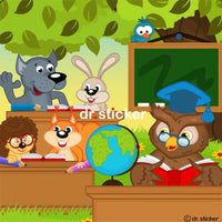 cartoon animals outdoor fun 103