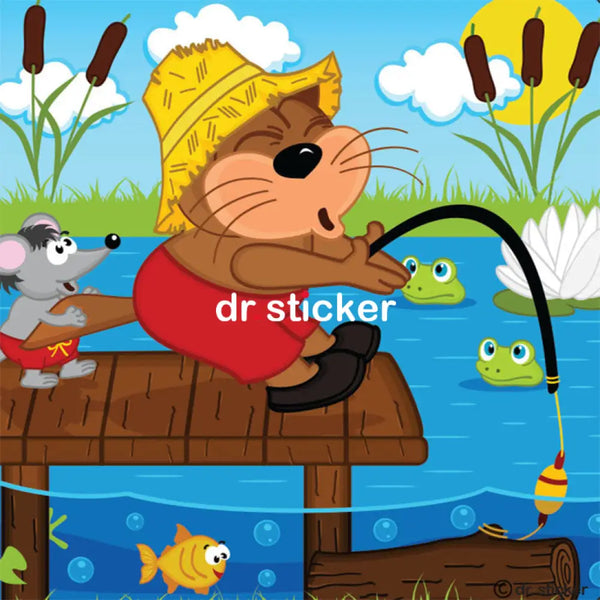 cartoon animals summer fun 102