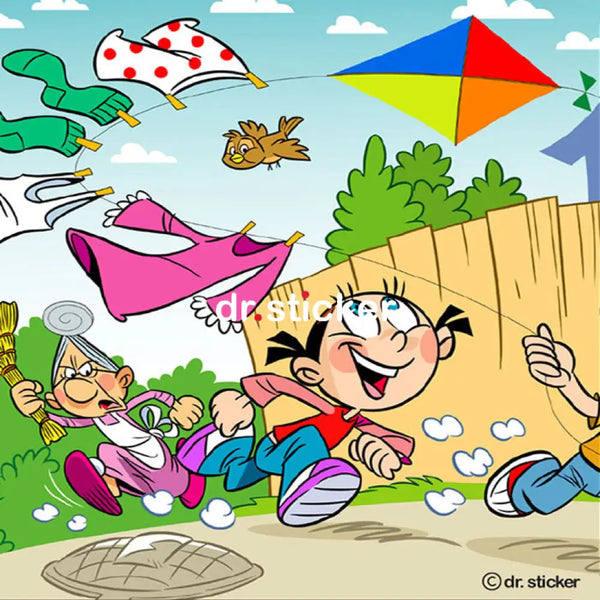 cartoon girl and boy 1