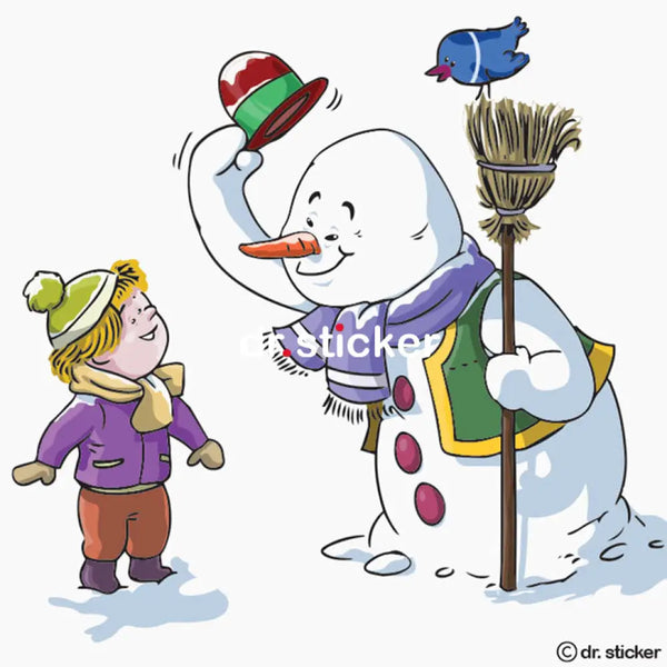 cartoon snowman 79
