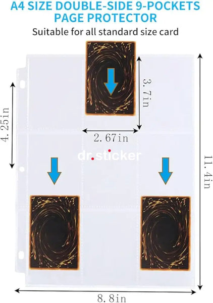 Dr Sticker Sheet Protectors 100 sheets Sheet protectors