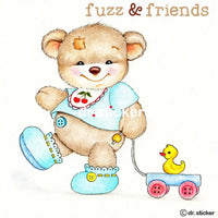 fuzz and friends- bear on the go 133