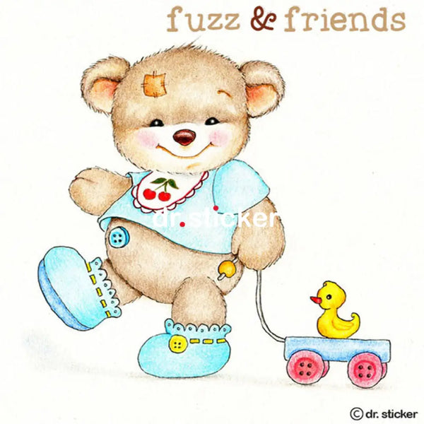 fuzz and friends- bear on the go 133