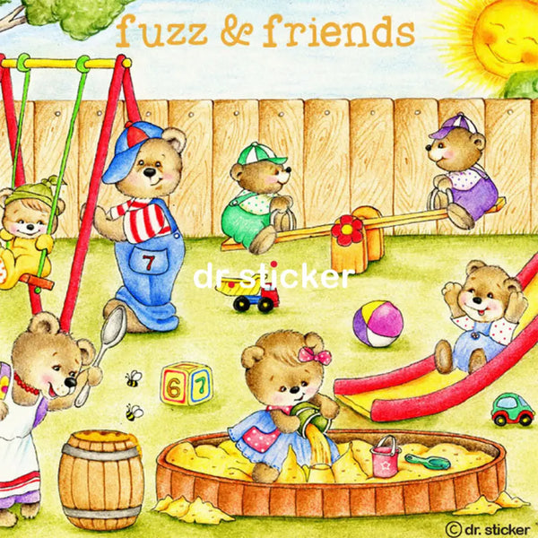 fuzz and friends- bear with friends 137