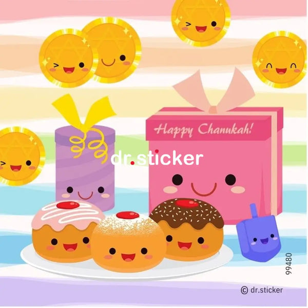 Hannukah Stickers 480