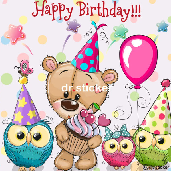 Happy Birthday animals 200