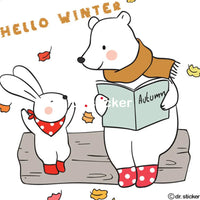 hello winter- white bear 8