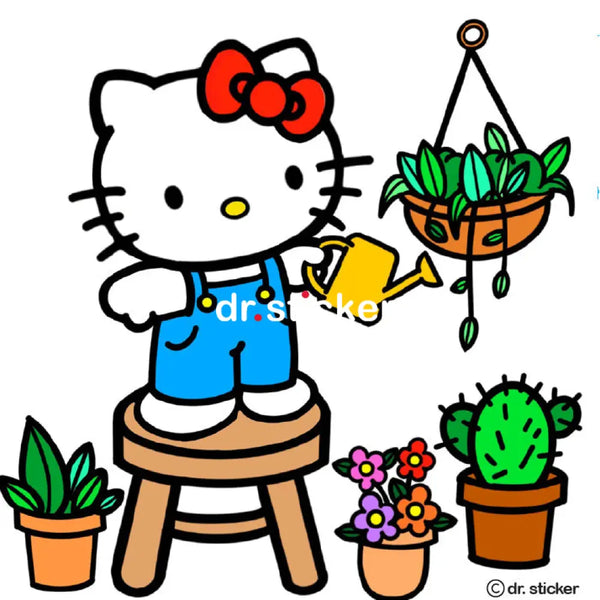 kitty doing house chores 204