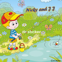 Nicky and JJ outdoor summer fun 185