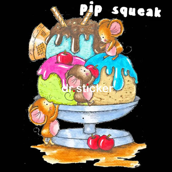 pip squeak mouse having a party 264