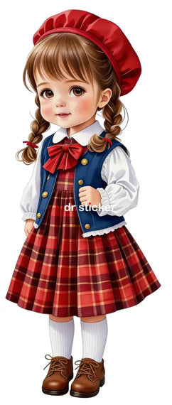 plaid school girl