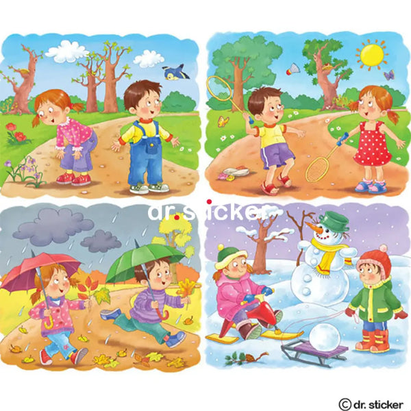 seasonal fun- girl and boy 129