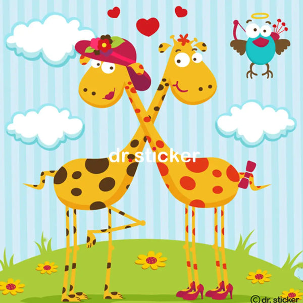 striped cartoon animals 174