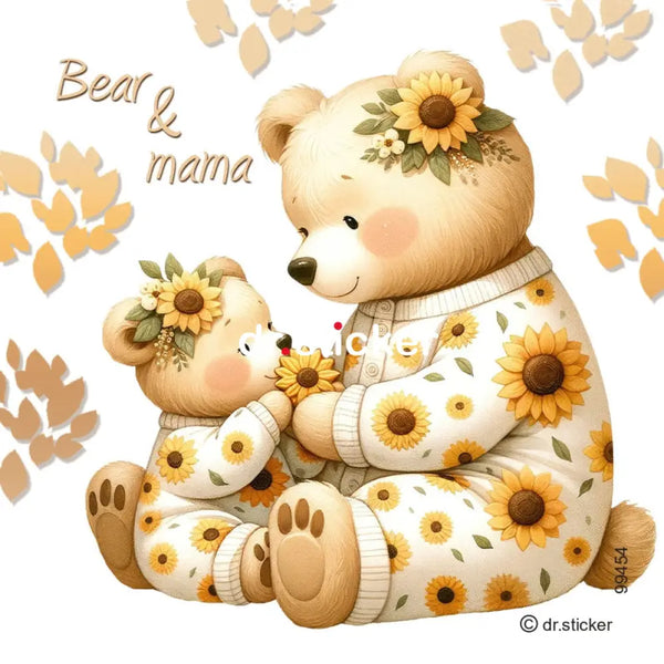 Sunflower Bear and Mama 454