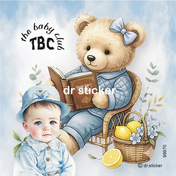 TBC TRANSPARENT BLUE BEAR AND LEMONS - 970