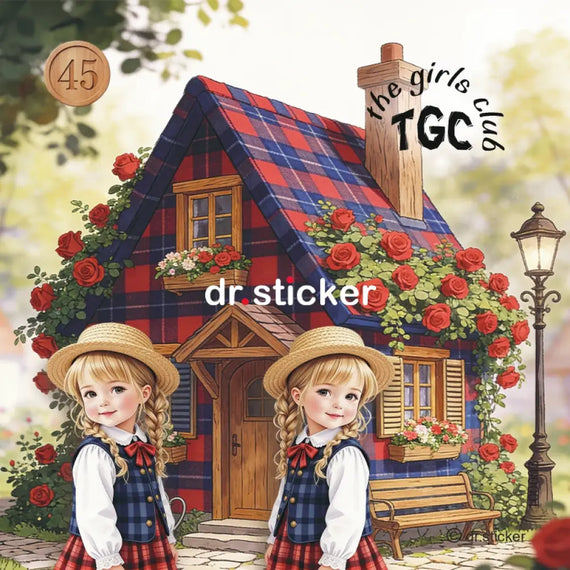 TGC PLAID FLORAL COTTAGES’ - 10003