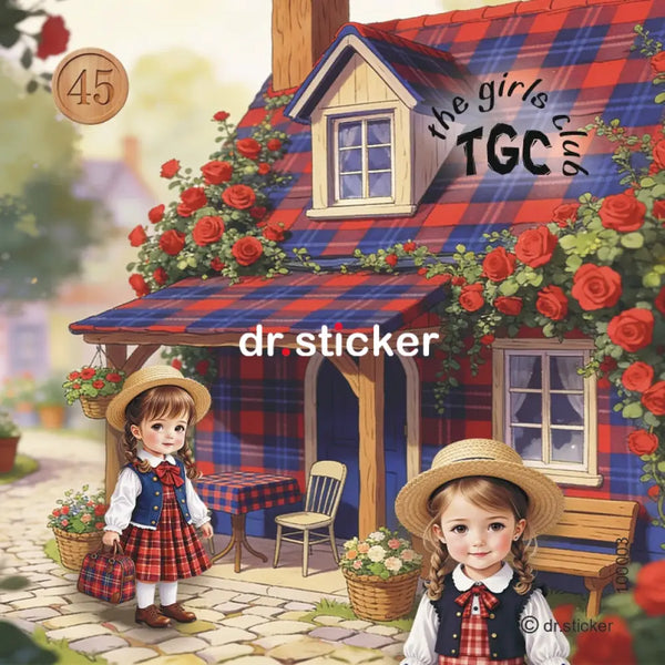 TGC PLAID FLORAL COTTAGES’ - 10003